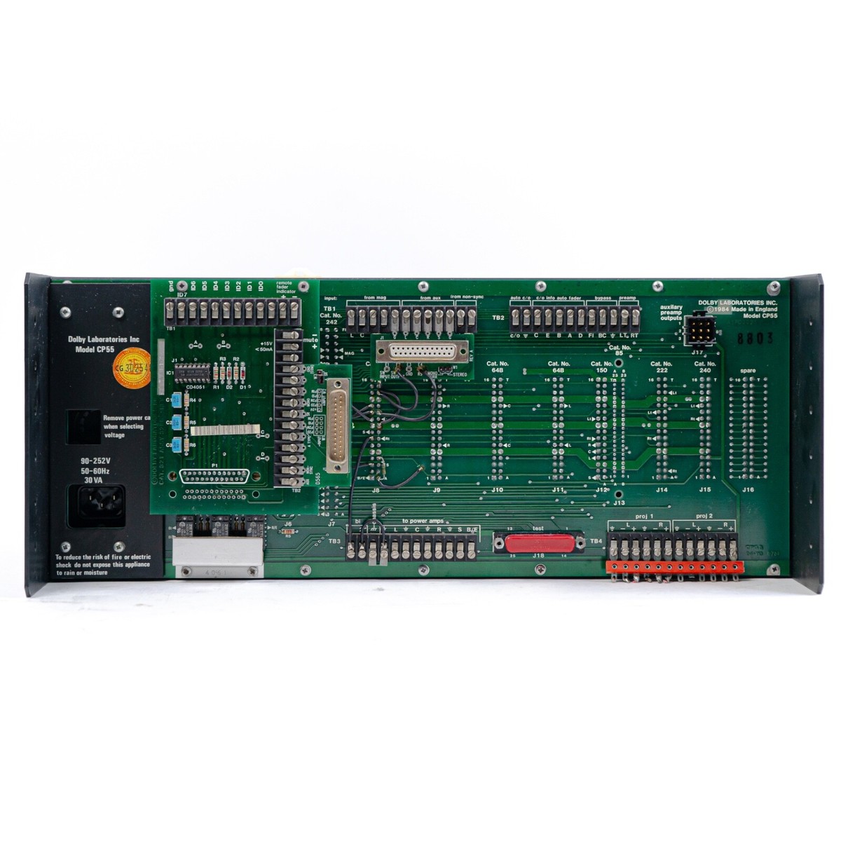 Dolby CP55 Cinema Sound Processor Fully Populated w/ All Dolby CP55 Cinema Sound Processor Fully Populated w/ All
