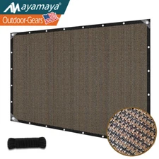 Patio Sun Shade Cloth with Grommets 90% Outdoor Sunshade Canopy Cover Screens