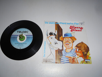 Klaus & Klaus - Da steht ein Pferd auf´m Flur (1983) Vinyl 7` inch Single Vg +++