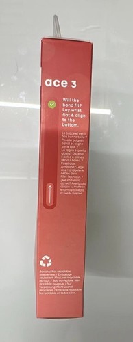 Fitbit Fitness Tracker Ace 3 for Kids 8 Days Battery Life - Black / Sport Red™ - Picture 2 of 4