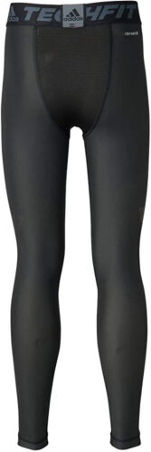 ✅—Mens Adidas Techfit Chill Compression Tights Leggings AI3341 Shiny Silky Gym - Picture 4 of 6