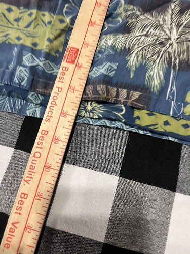 Mens Barefoot In Paradise Shirt Go Barefoot Hawaiian Shirt Size XL Short Sleeve - Picture 6 of 9