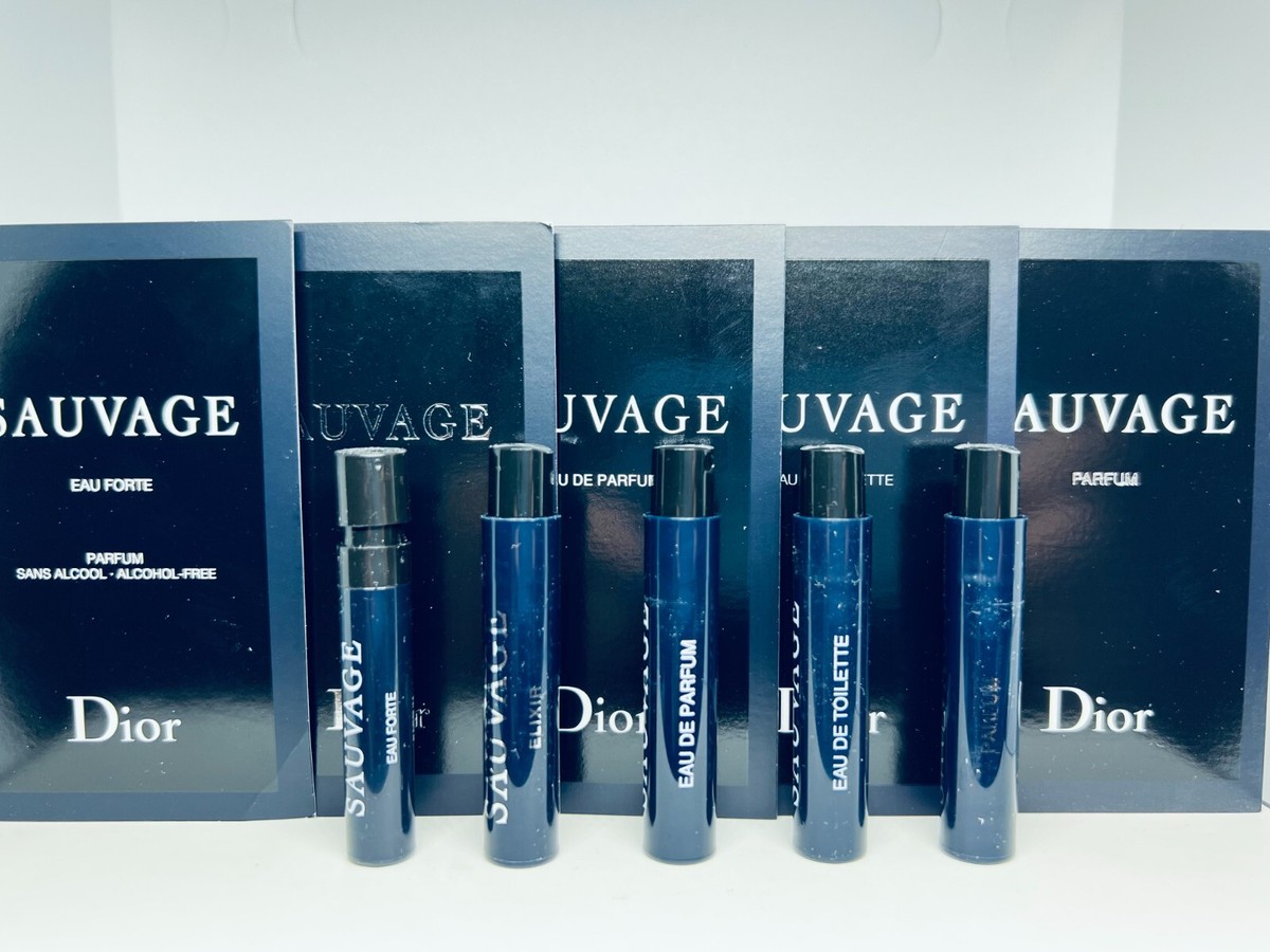 Dior SAUVAGE オードトワレ 香水 試供品6個付き 6個セット+巾着袋】Dior 香水 サンプル メンズ Sauvage