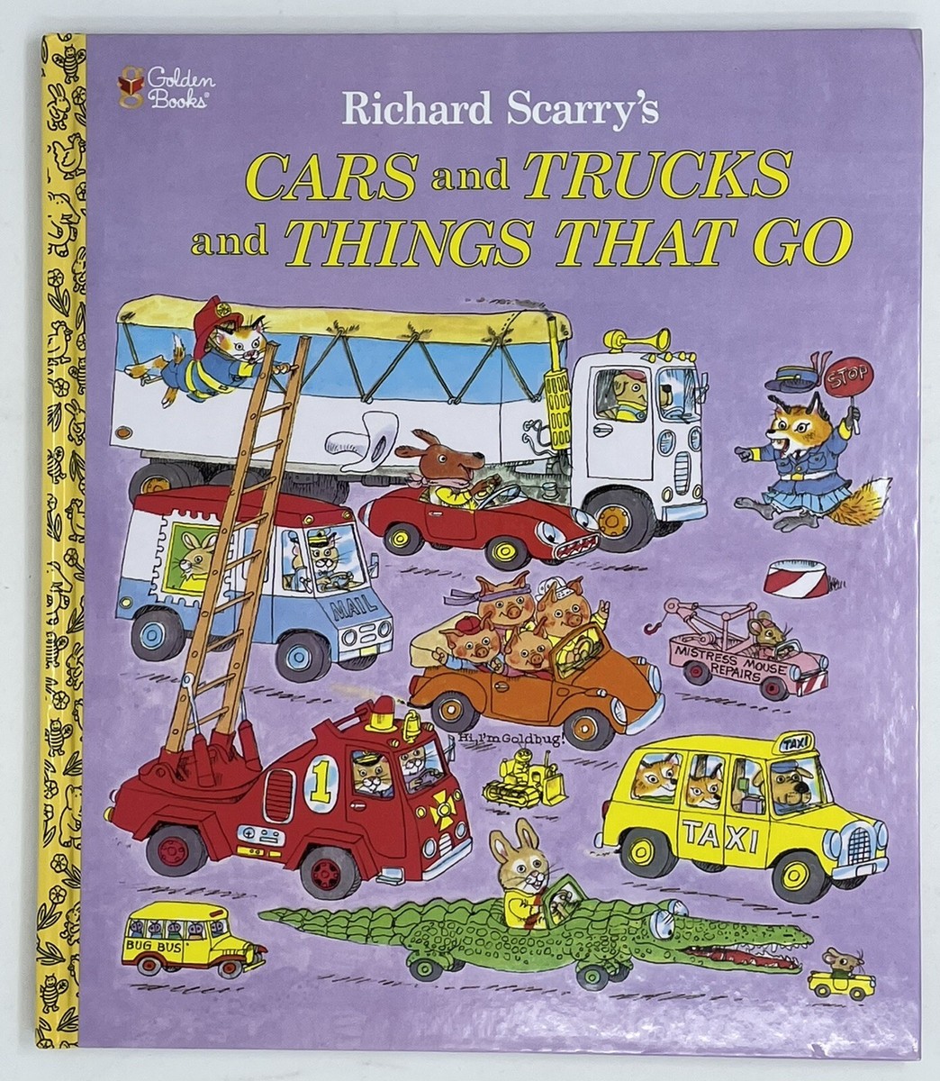 Cars and Trucks and Things That Go Richard Scarry Large