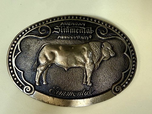 American Simmental Association Bull Cattle Breed Series Belt Buckle by Tony Lama - Imagen 10 de 17