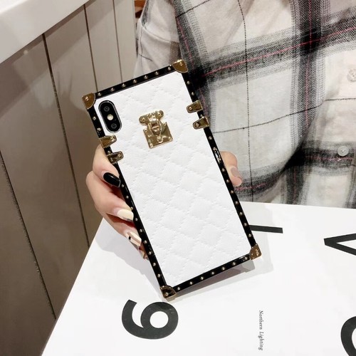 Luxury Grid Leather Phone Case For Samsung A40 A51 A71 A21S A01 Note 20 - Picture 13 of 14