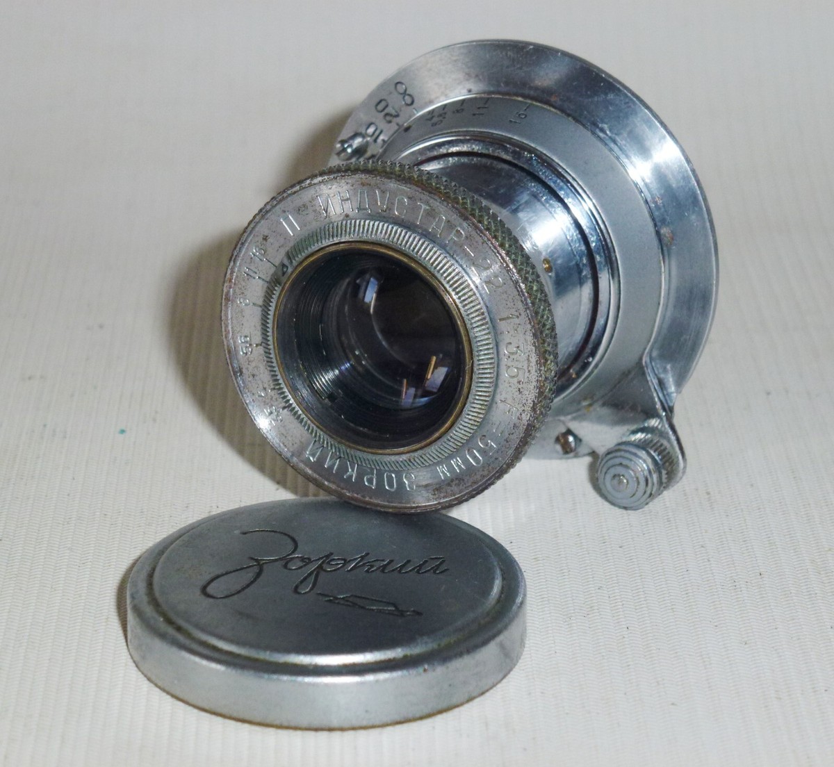 Industar-22 Zorki 1948 50mm f/3.5 Leitz Elmar Soviet Copy Industar-22 Zorki 1948 50mm f/3.5 Leitz Elmar Soviet Copy