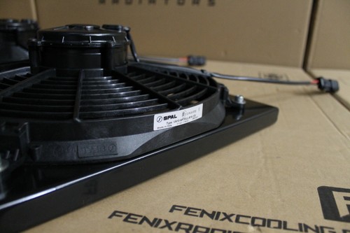 Fits Nissan S13 Silvia SR20DET Custom Fan Shroud & Twin 12" Spal Fans - Picture 4 of 4