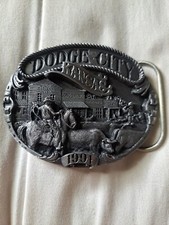 DODGE CITY KANSAS 1991 SISKIYOU BELT BUCKLE
