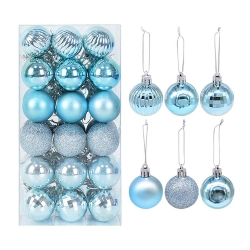 36 Pcs Christmas Balls Ornaments 1.6” Shatterproof Xmas Tree Hanging Décor Balls - Bild 2 von 20