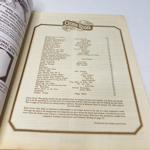 VINTAGE - GRASS ROOTS MAGAZINE FAMILY BOOK - 1992 - Issue No. 93. - Picture 6 of 6