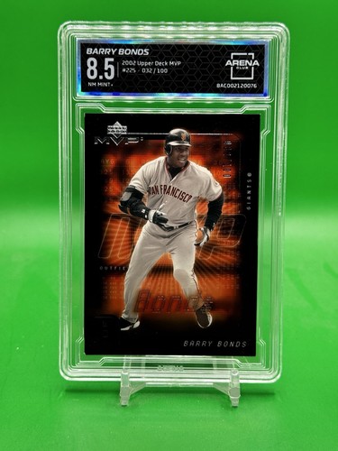 Barry Bonds 2002 Upper Deck MVP/100 Arena Club 8,5 #225 - Imagen 1 de 3