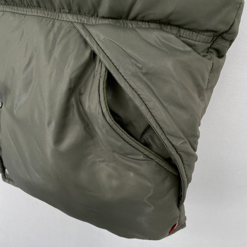 WTAPS Down Puffer Vest Mens Small Green Sleeveless Rise Above Packers Nylon * - Picture 6 of 18