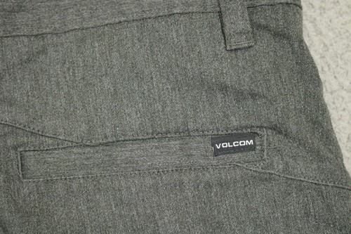 Volcom Chino Shorts Mens 30 Gray With Pockets - Picture 5 of 7