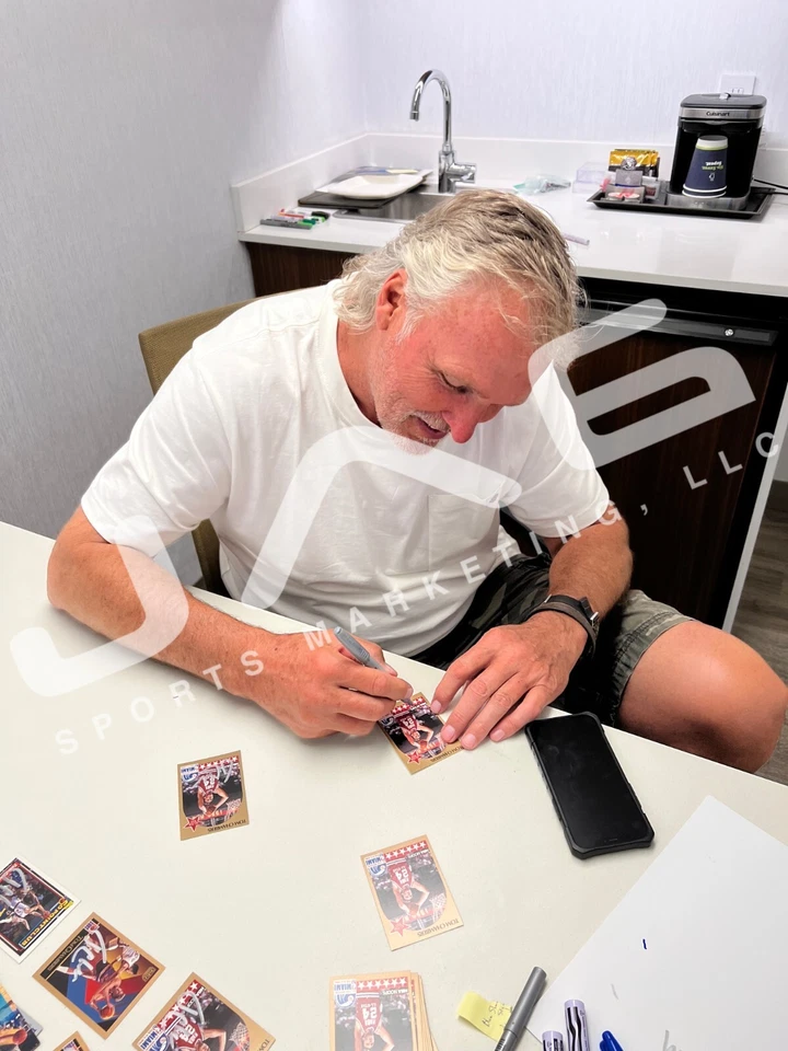 Tom Chambers auto 1998 Upper Deck #308 card Phoenix Suns PSA Encapsulated - Image 3 of 3