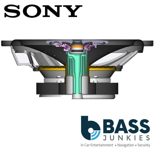Honda Civic 2001 - 2006 SONY 13cm 460 Watts 3 Way Front Door Car Speaker Kit - Picture 2 of 6