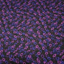 Floral Fantasia BTY P&B Textiles Tonal Purple Black