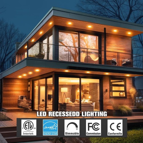 24Pack 6 Inch 5CCT Recessed Light with Night Light,Canless LED Recessed Lighting - Picture 18 of 20