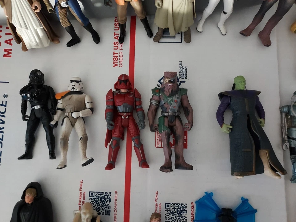 Lote de figuras de acción Kenner Hasbro vintage T3#89 colección masiva de Star Wars años 90 Foto 3 de 4