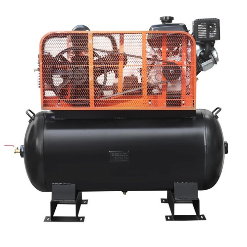 Truck Mounted 14HP Gas Powered 60 Gallon Air Compressor for Framers & Roofers - Picture 6 of 15