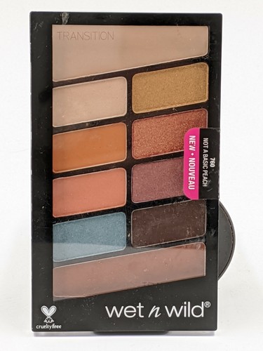 WET N WILD Color Icon Eyeshadow 10 Pan Palette - Not A Basic Peach New Sealed - Picture 4 of 6