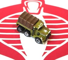 Micro Machines Vehicle WWII USMC Cargo Van Military Truck Green Brown Galoob