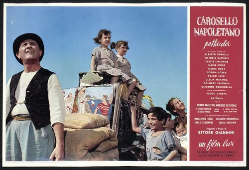CAROSELLO NAPOLETANO fotobusta poster Paolo Stoppa Musical Opera Gemelle AB1