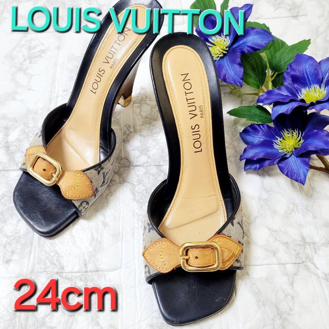 LOUIS VUITTON ミュール Louis Vuitton Sandals Mules Monogram Women's 24 | eBay