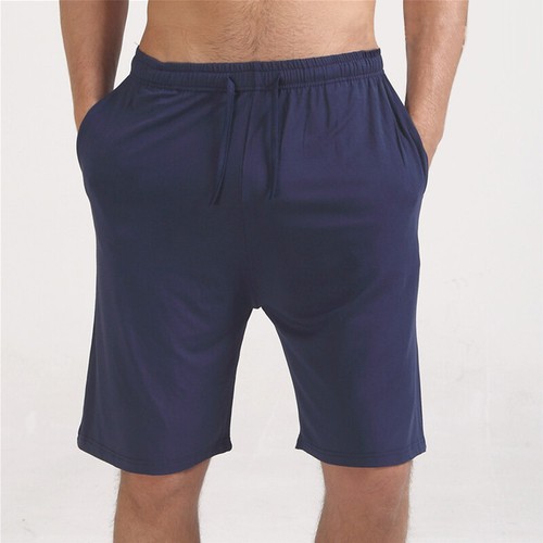 Men Soft Sleep Shorts Casual Shorts Sleep L-4XL Loose Pant with Pockets Shorts - Picture 20 of 27