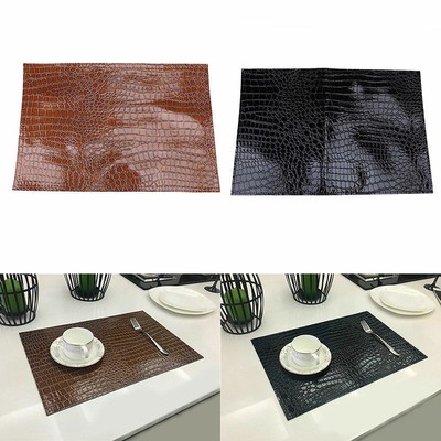 Leather Heat Insulated Placemats Table Place Mats Kitchen Dinner Dish Pad Ebay Leather Heat Insulated Placemats Table Place Mats Kitchen Dinner Dish Pad Ebay