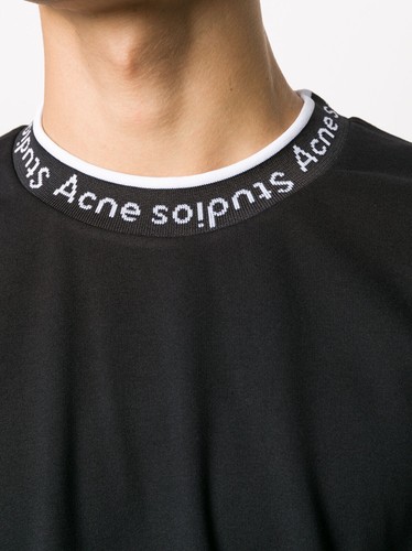 ACNE STUDIOS NAVID LOGO JACQUARD T-SHIRT SIZE XL - Picture 4 of 6