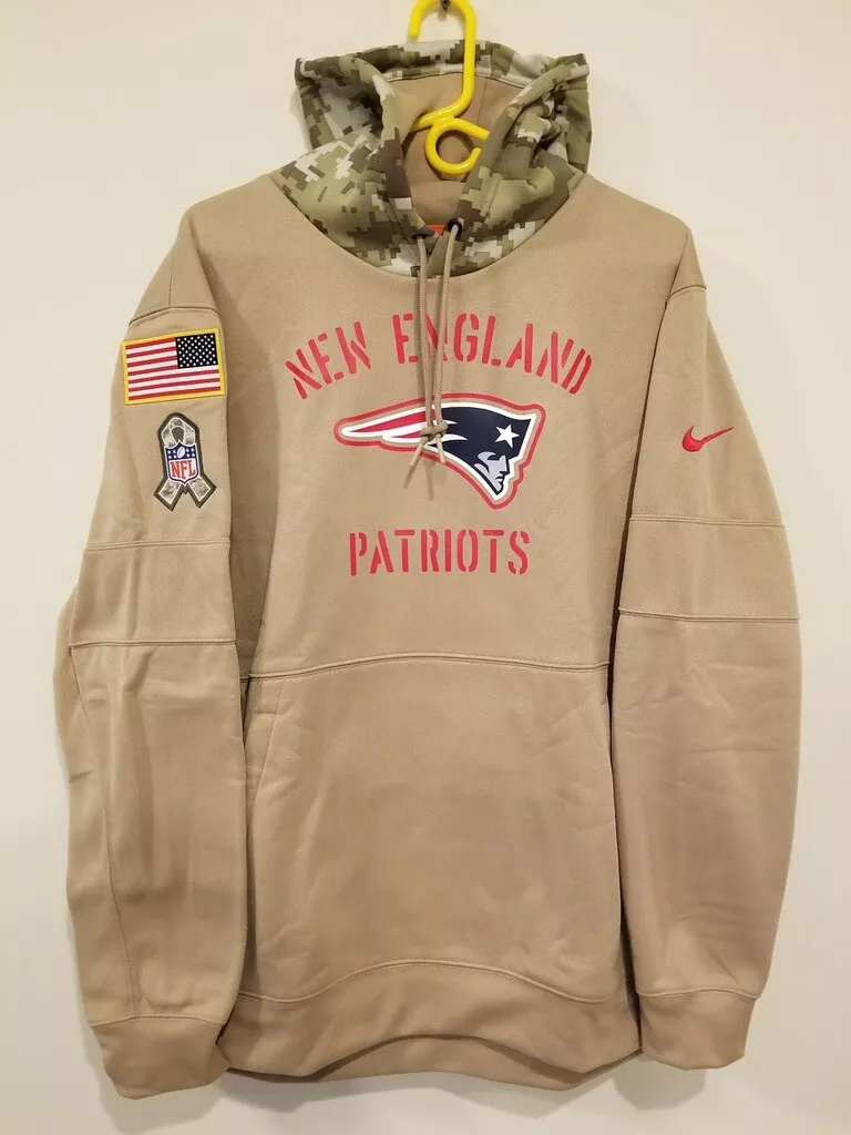 NEW ENGLAND PATRIOTS 2019 Nike NFL Salute to Service Therma-FIT Hoodie  Men's XL