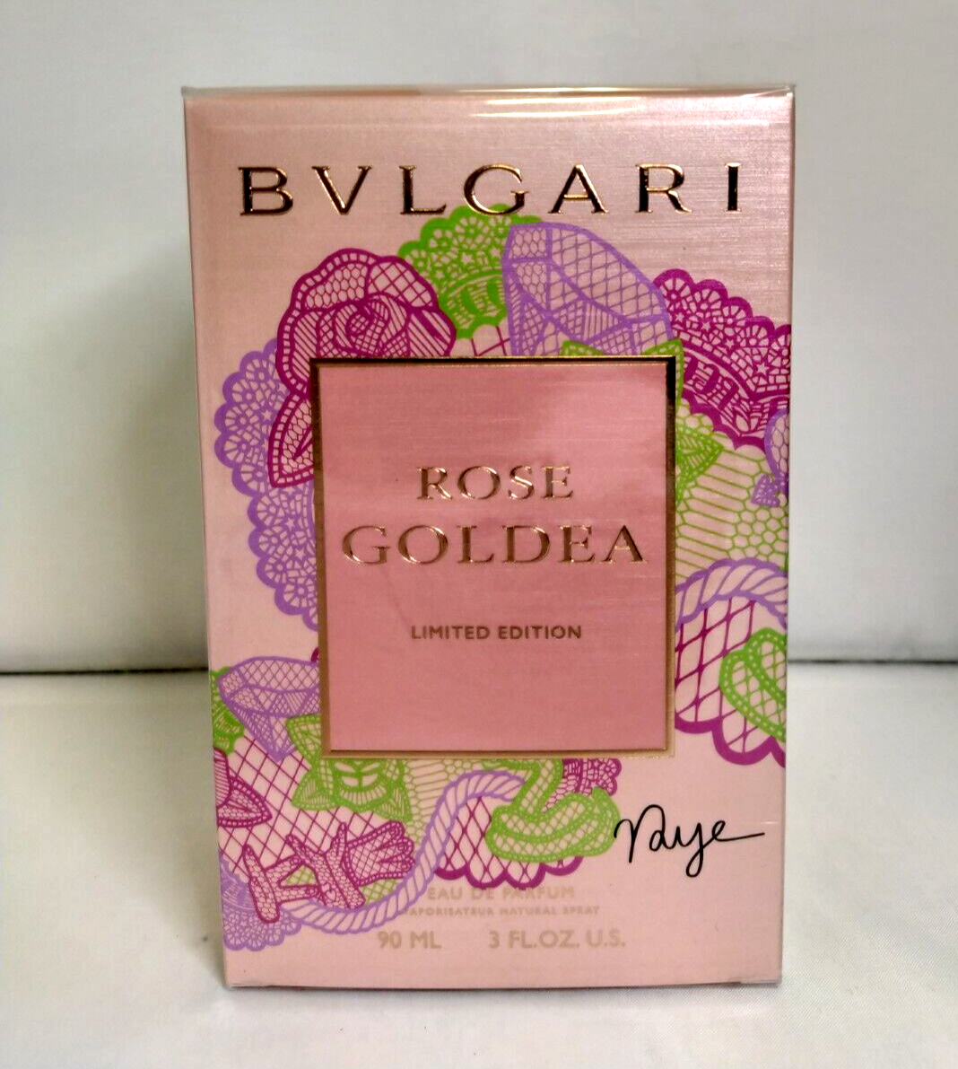 Bvlgari Rose Goldea LIMITED EDITION Design by Kathleen Kye 3 Oz 90