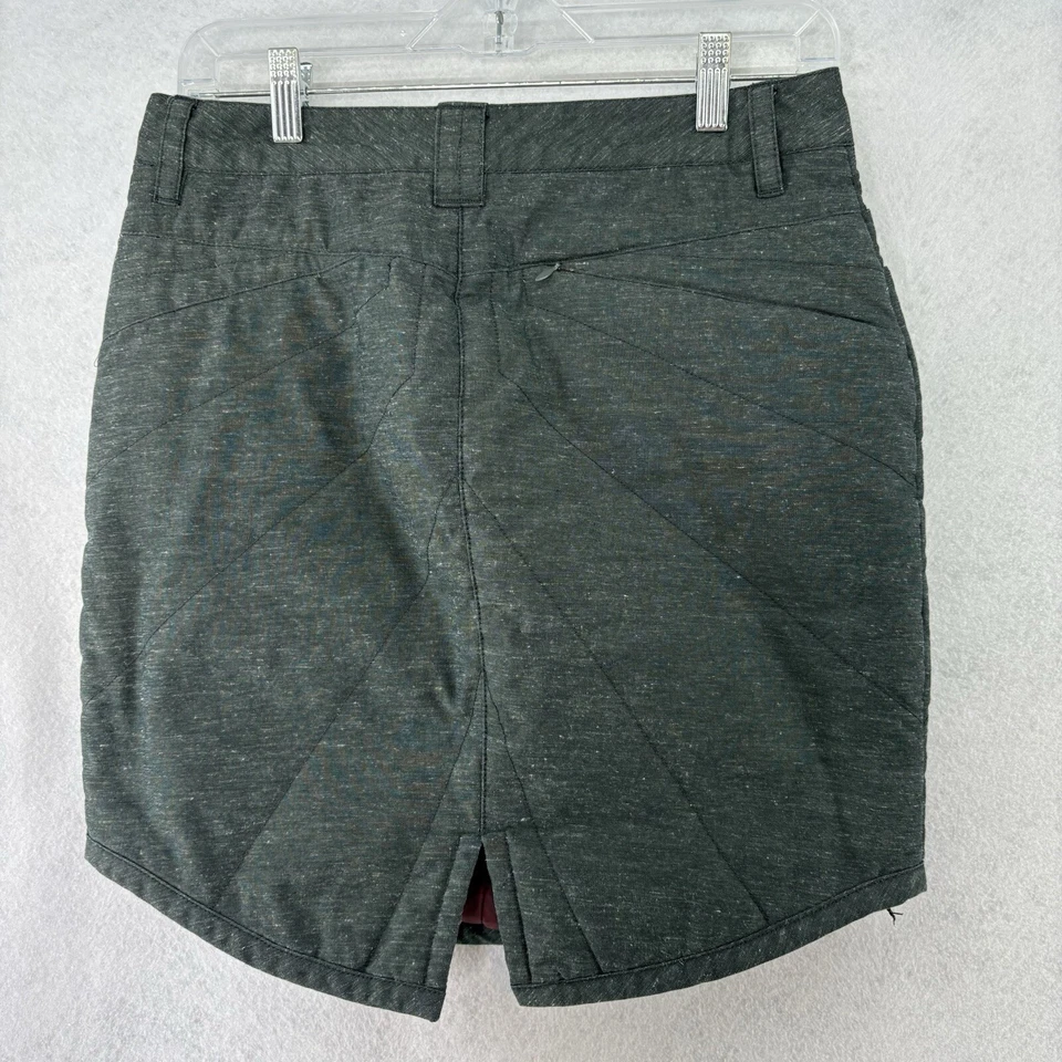 Falda acolchada gris Horny Toad para mujer mezcla de cáñamo de algodón orgánico, talla 2 informal Foto 2 de 4