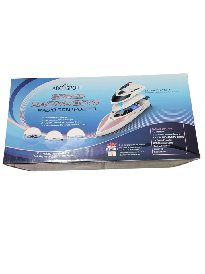 ABCOSport Speed Racing Boat Radio Controlled Double Hatch - Image 4 of 4