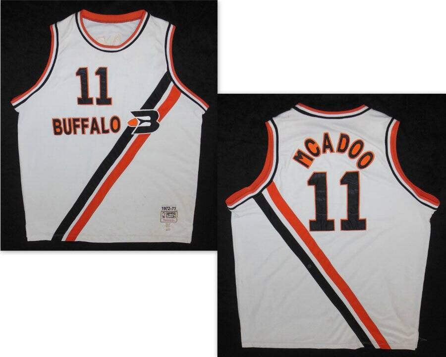 ウェア Buffalo Braves  Mcadoo Mitchell & Ness Mitchell & Ness Mens Bob Mcadoo Buffalo Braves Swingman