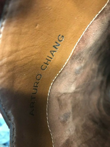 Arturo Chiang Darren Brown Leather riding boot Women's size 8 M - Picture 10 of 11