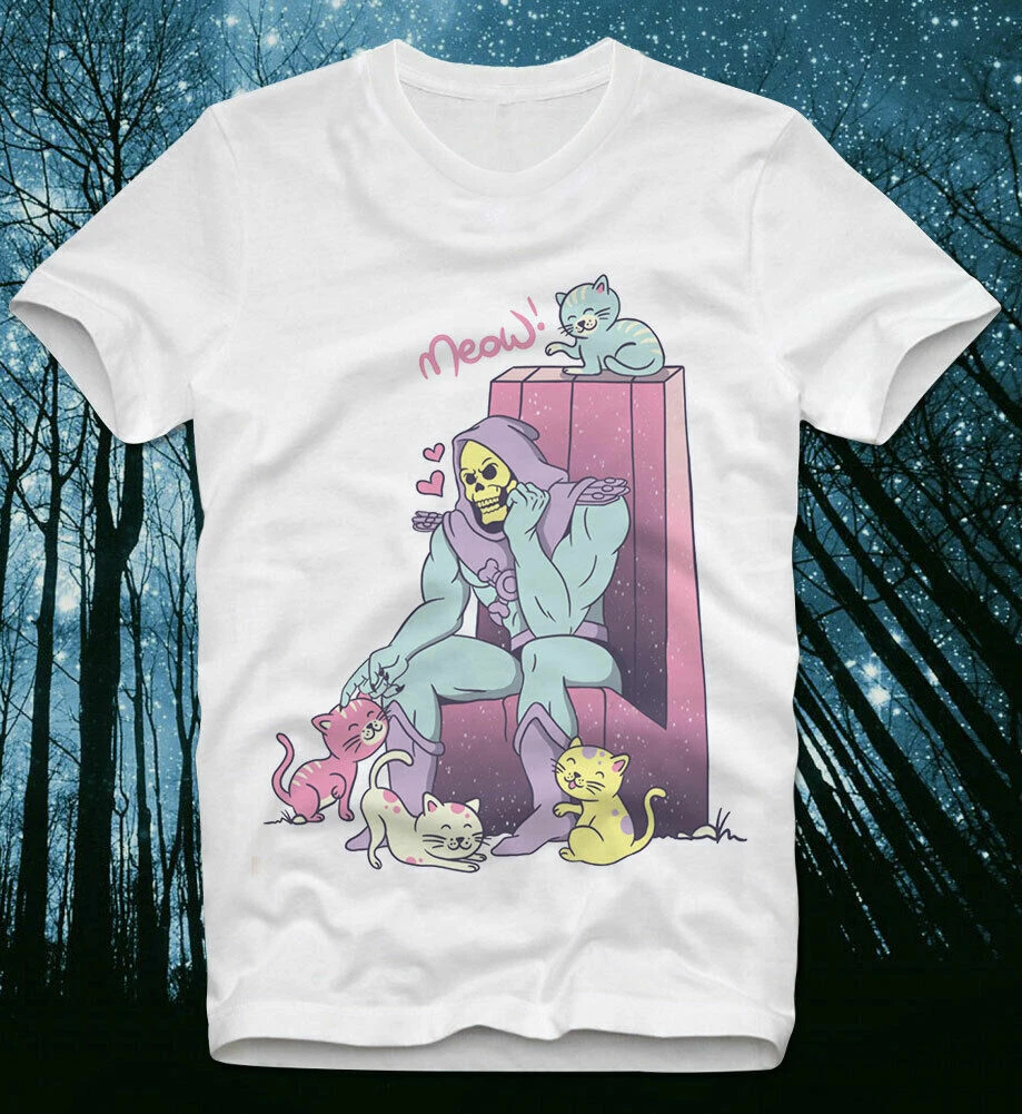 Skeletor cat store shirt