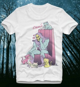 skeletor cat shirt