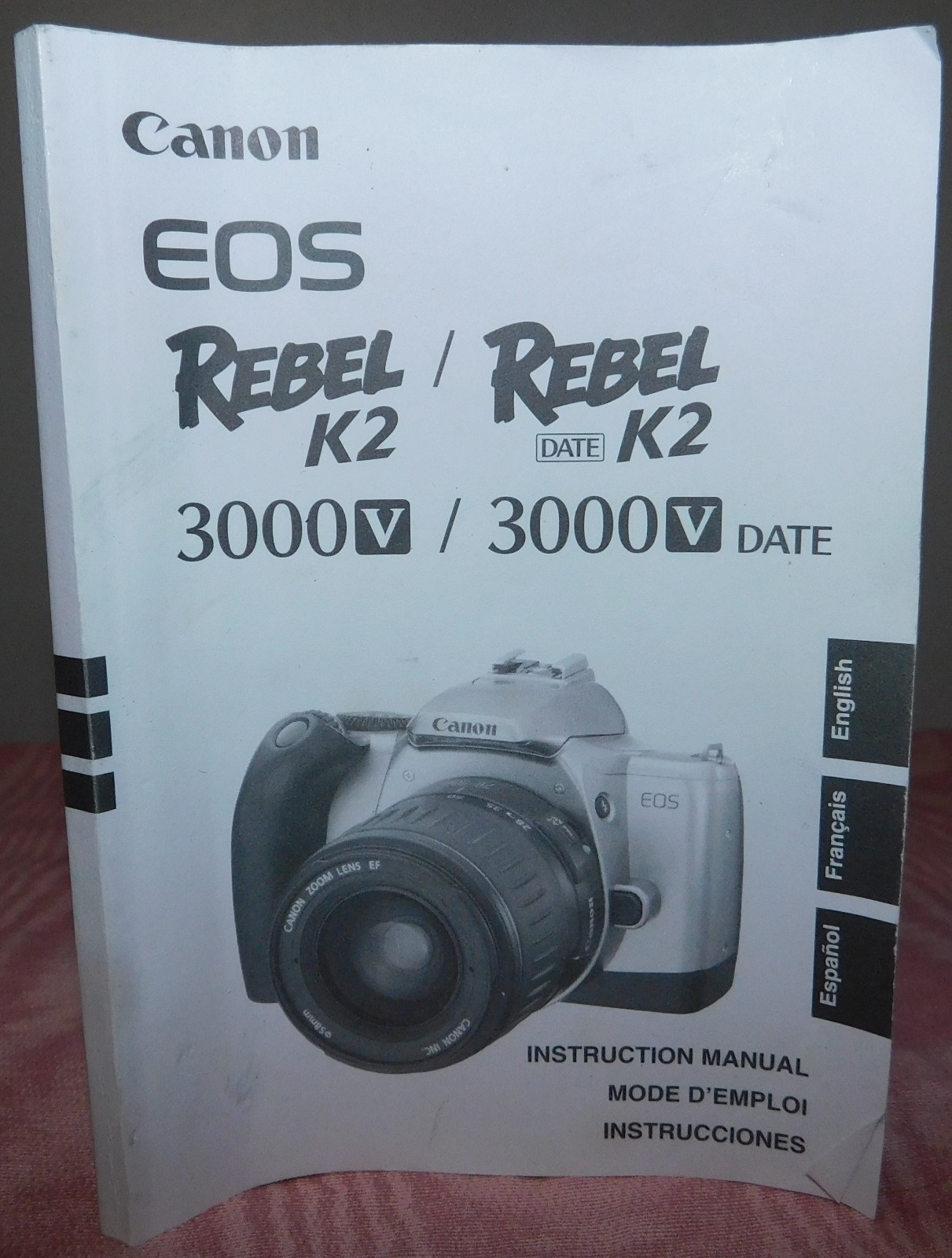 Canon EOS REBEL K2 35mm SLR Film Camera with Canon Zoom Lens EF 28-90mm &  Manual for sale online