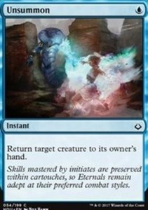 Unsummon x4 - Hour of Devastation - NM-Mint, English - Hour of Devastation