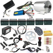 2500W 3000W Brushless Motor Rear Axle Kit 6/7/8''Tire Brake Assembly for Scooter