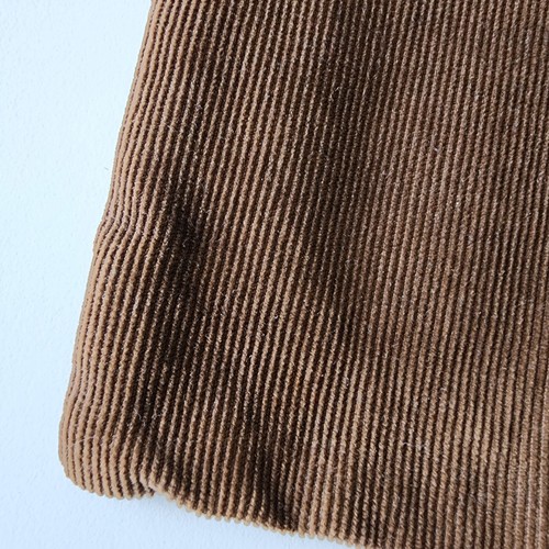 VTG BOHO Cushion Cover Brown Corduroy Embroidery Cross Stitch Cottagecore 1970s - Picture 6 of 11