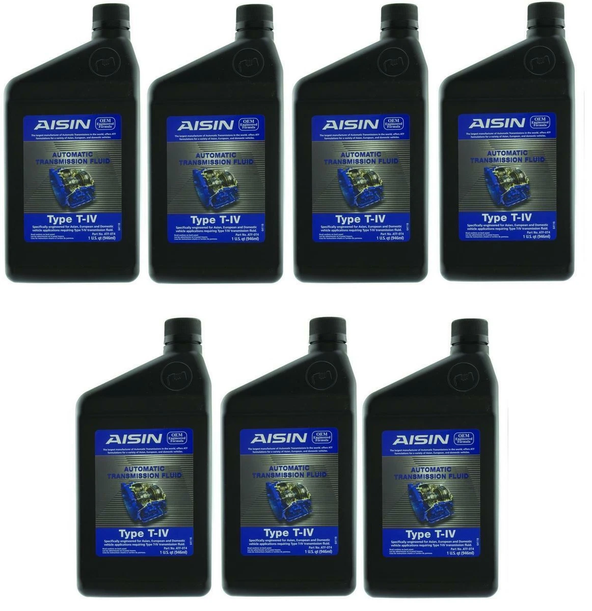 Aisin OEM Automatic Transmission Fluid Type TIV (946 ML), 50 OFF