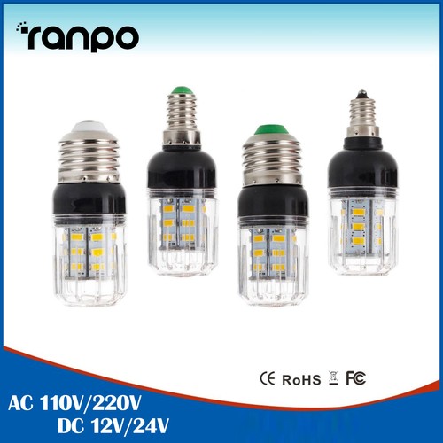 9W E26 E27 E14 27LEDs Bombillas LED Maíz 5730 SMD Lámparas Brillantes 220V DC12V 24V RC275 - Imagen 1 de 12