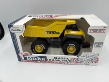Classic Tonka Toys  Classic 8"  Dump Truck Made with Metal Built Tonka Tough