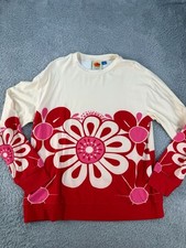 Farm Rio for Anthropologie Floral Long Sleeve Sweatshirt Size M