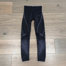 GYMSHARK Onyx Grey Lavender Blue Apex Seamless High Rise Leggings Active Size XS