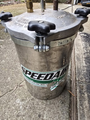 #ad SPEEDAIRE Pressure Pot Paint Sprayer Stainless Steel with Pressure Gauge $100.00
