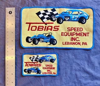 Vintage Tobias Speed Equipment Lebanon PA Patch